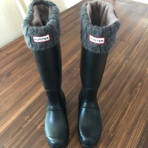 Tall Black Hunter Boots-Like New!